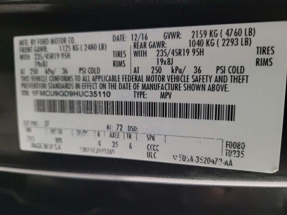 2017 Ford Escape in Sacramento, CA 95821 - 18097089 33