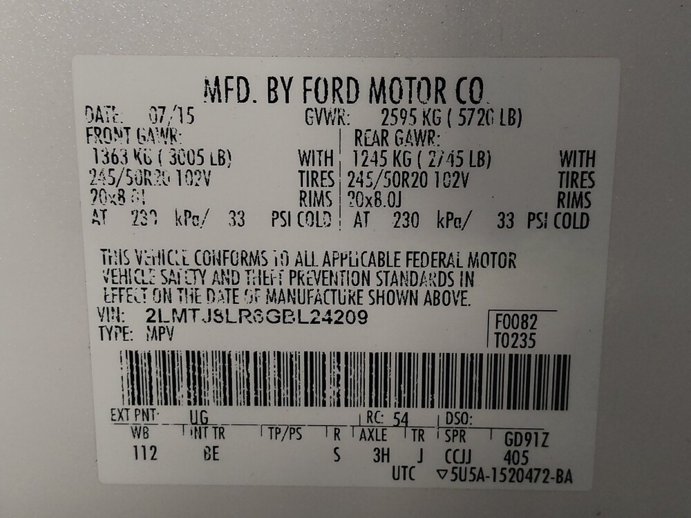 2016 Lincoln MKX in Baton Rouge, LA 70816 - 18097139 33