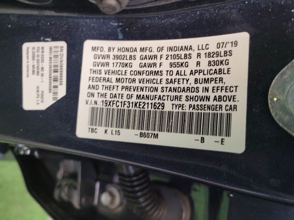 2019 Honda Civic in Fairfield, OH 45014 - 18097149 33