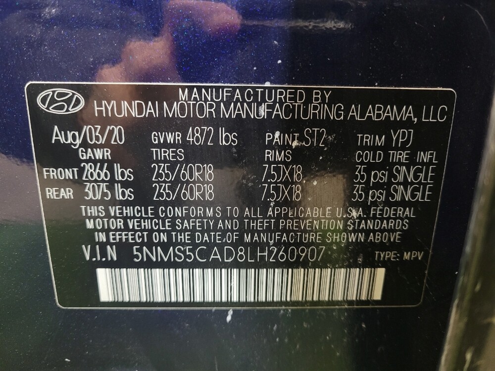 2020 Hyundai Santa Fe in Fairfield, OH 45014 - 18097155 33