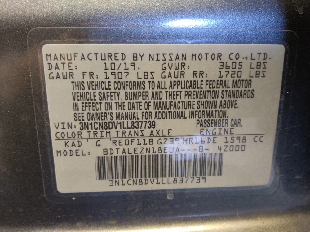 2020 Nissan Versa in Chandler, AZ 85225 - 18097184 33