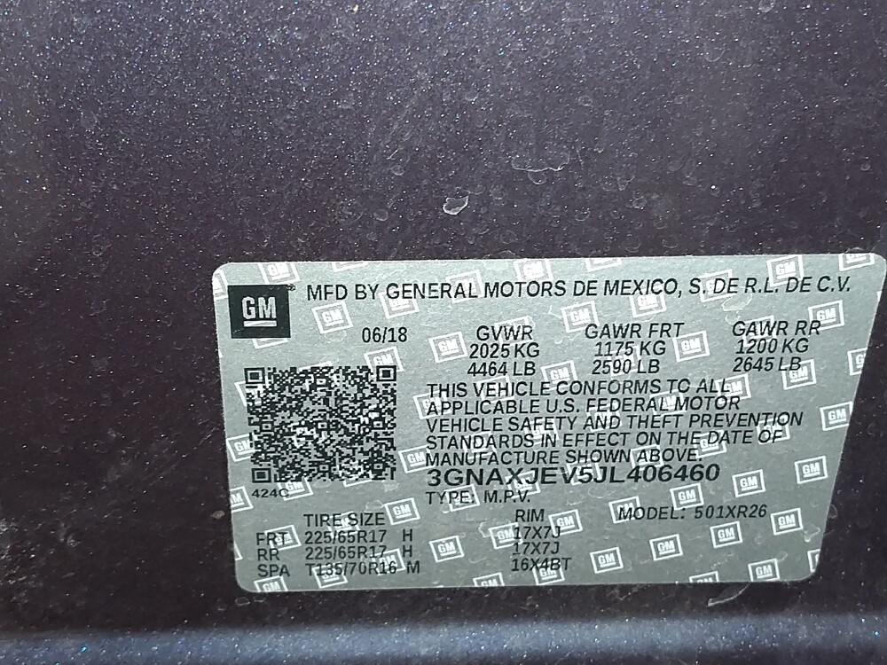 2018 Chevrolet Equinox in Oklahoma City, OK 73139 - 18097186 33