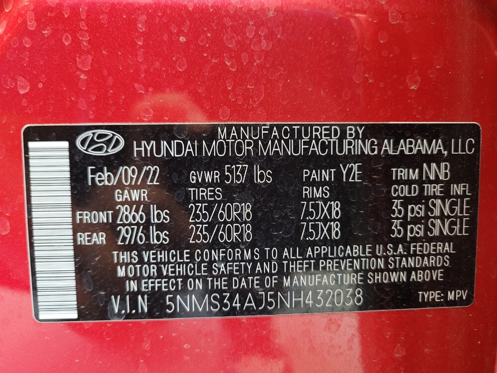 2022 Hyundai Santa Fe in Riverside, CA 92504 - 18097294 33