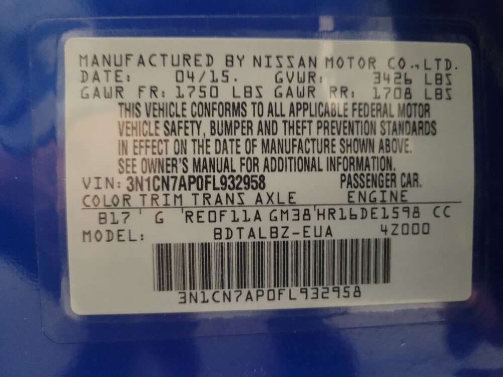 2015 Nissan Versa in Downey, CA 90241 - 18097298 33