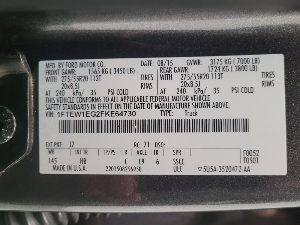 2015 Ford F150 in Downey, CA 90241 - 18097299 33