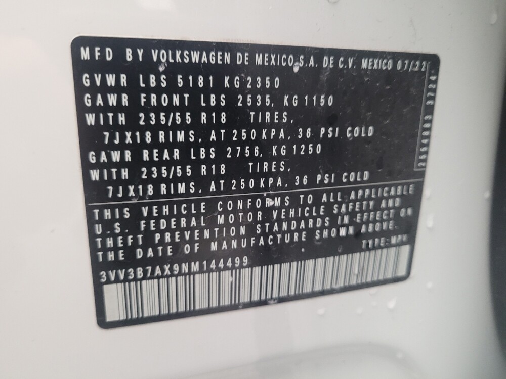 2022 Volkswagen Tiguan in Riverside, CA 92504 - 18097303 33