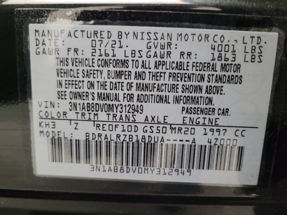 2021 Nissan Sentra in Downey, CA 90241 - 18097305 33