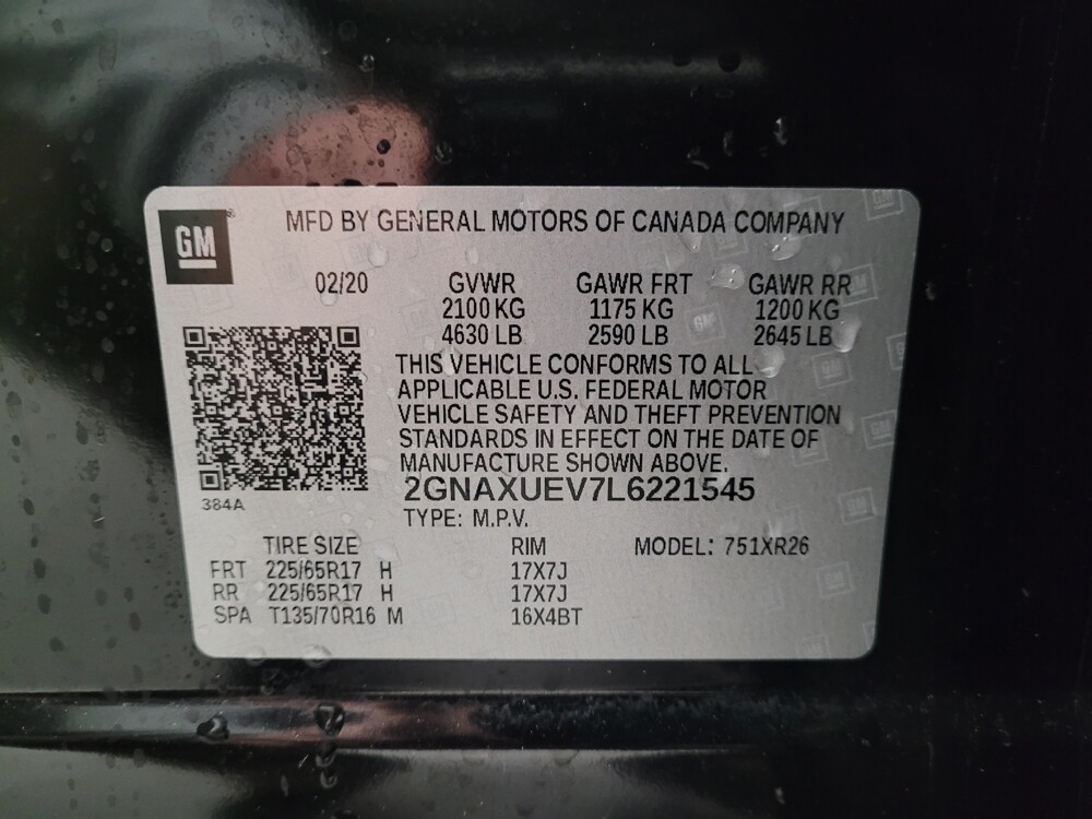 2020 Chevrolet Equinox in Torrance, CA 90504 - 18097307 33