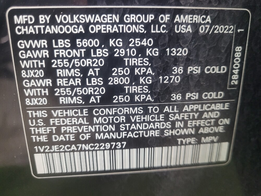 2022 Volkswagen Atlas in Stone Mountain, GA 30083 - 18097314 33