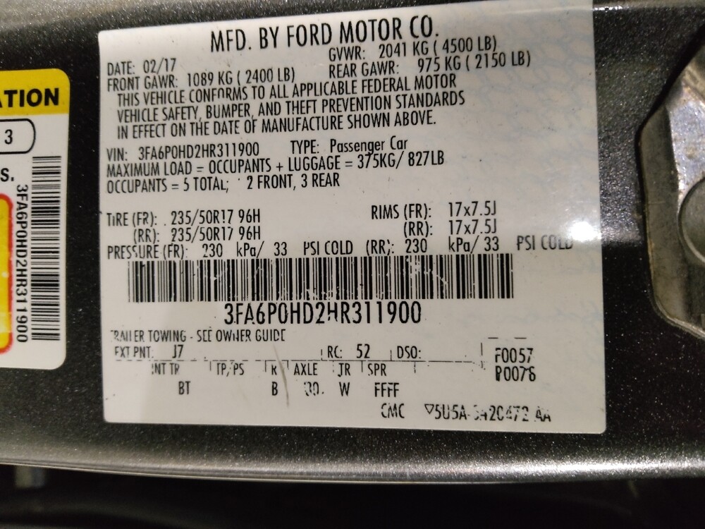 2017 Ford Fusion in Birmingham, AL 35215 - 18097317 33