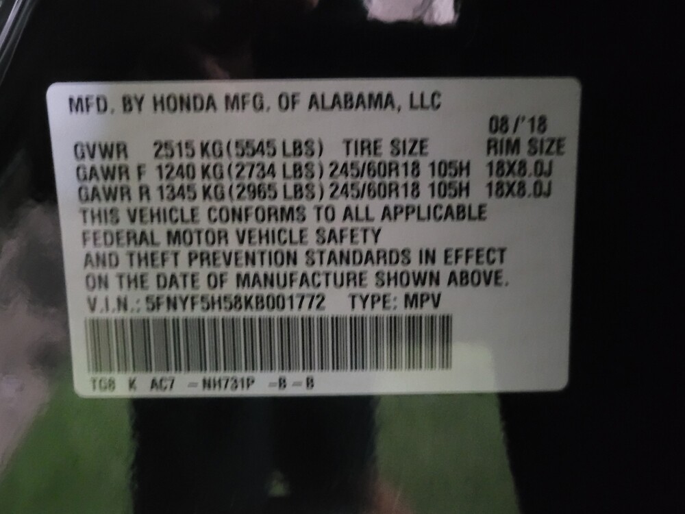 2019 Honda Pilot in Stone Mountain, GA 30083 - 18097328 33