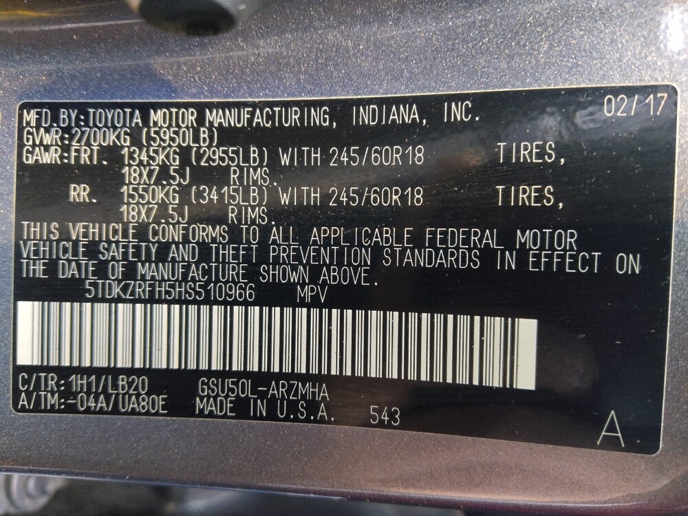 2017 Toyota Highlander in Houston, TX 77034 - 18097331 33