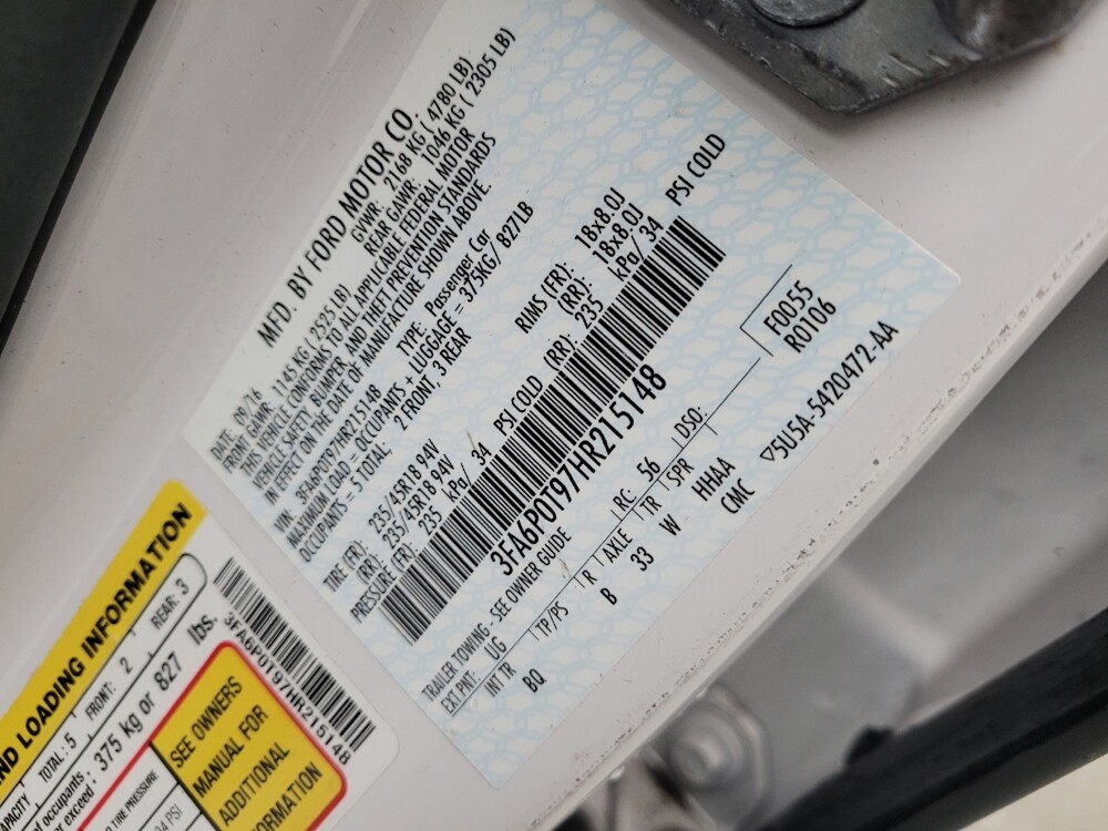 2017 Ford Fusion in Taylor, MI 48180 - 18097332 33