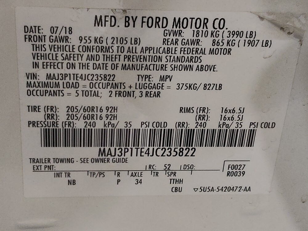 2018 Ford EcoSport in Oklahoma City, OK 73139 - 18097333 33