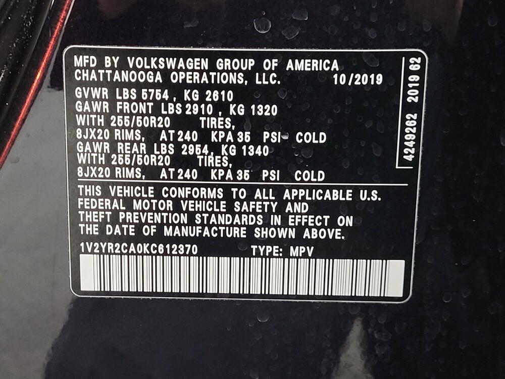 2019 Volkswagen Atlas in Mesa, AZ 85210 - 18097351 33