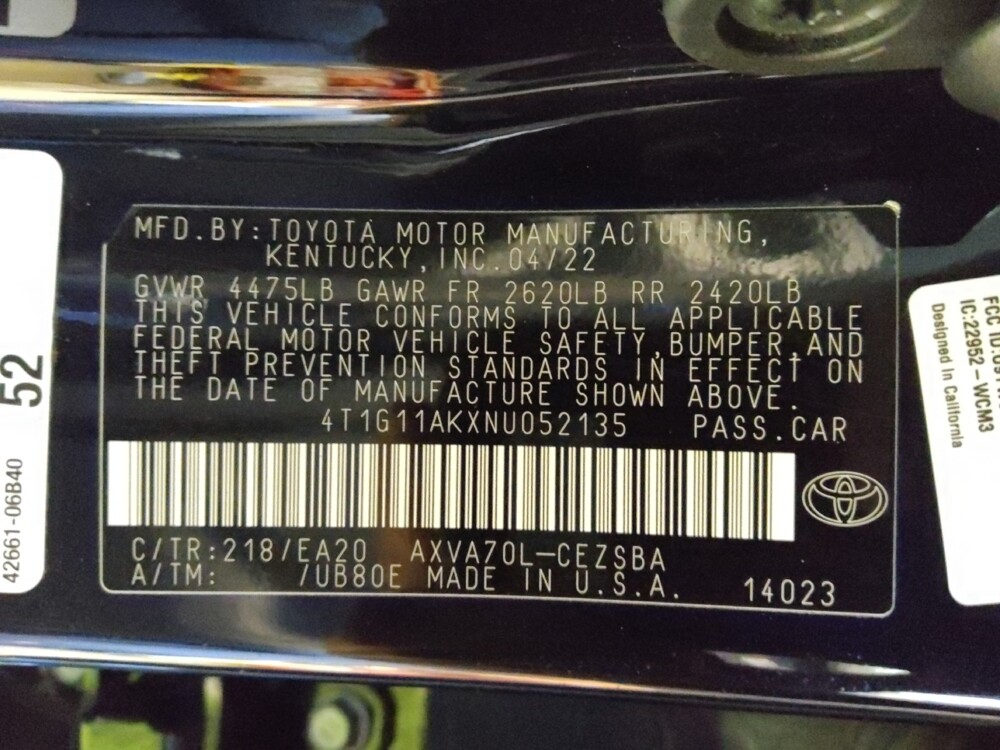 2022 Toyota Camry in Phoenix, AZ 85015 - 18097354 33