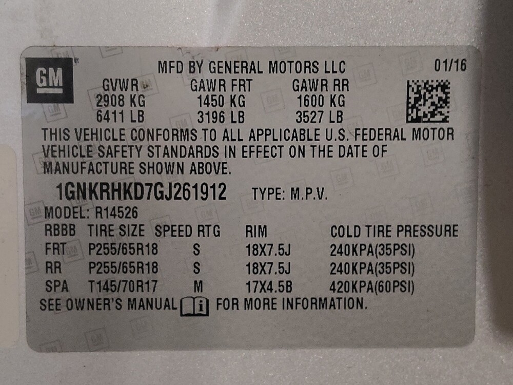 2016 Chevrolet Traverse in Lauderdale Lakes, FL 33313 - 18097366 33