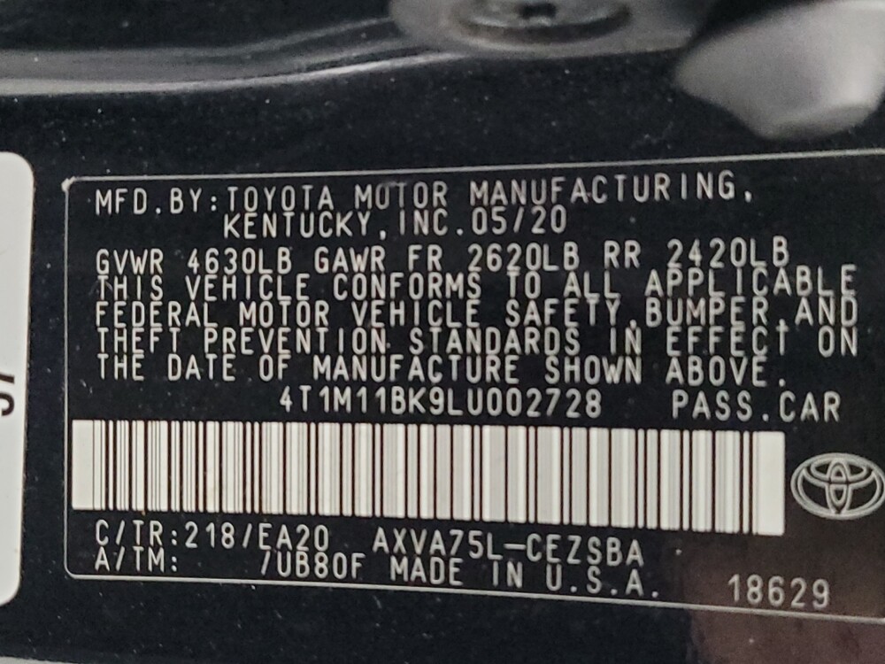 2020 Toyota Camry in Jacksonville, FL 32210 - 18097375 33