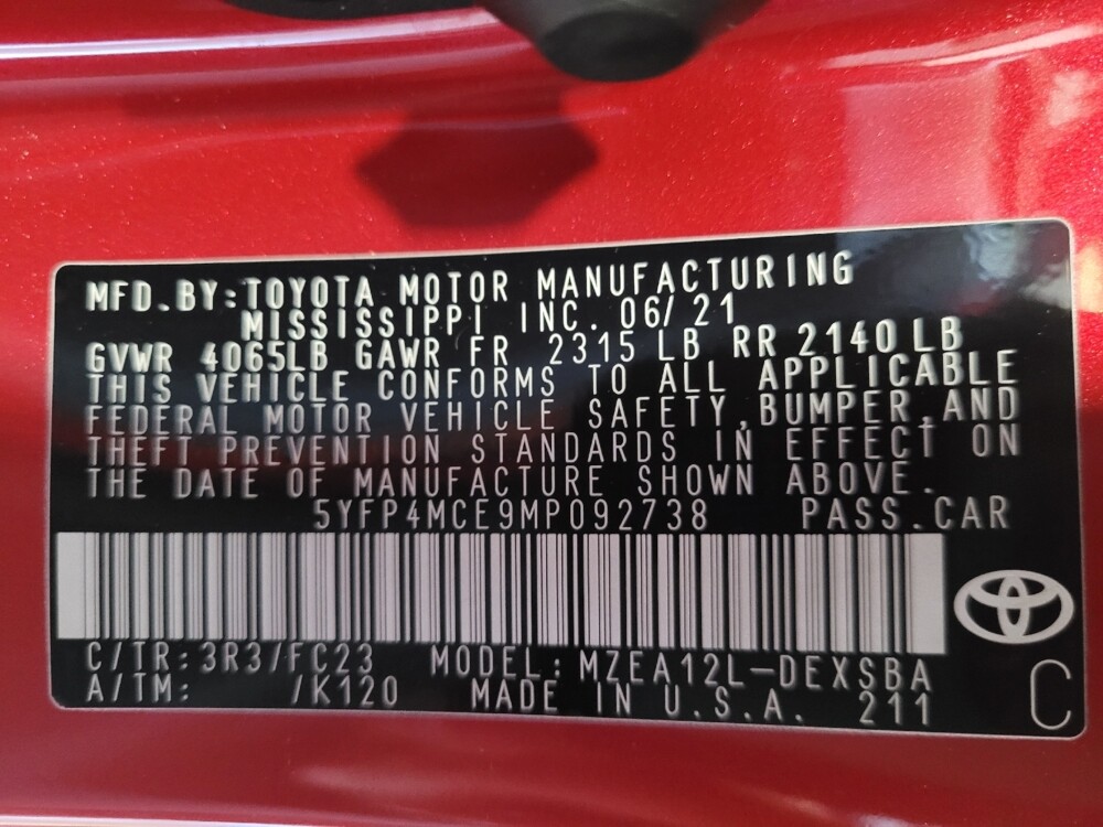 2021 Toyota Corolla in Lauderdale Lakes, FL 33313 - 18097377 33