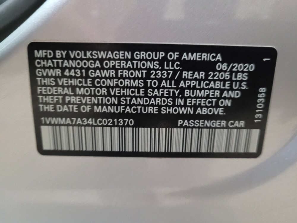 2020 Volkswagen Passat in Williamstown, NJ 8094 - 18097421 33