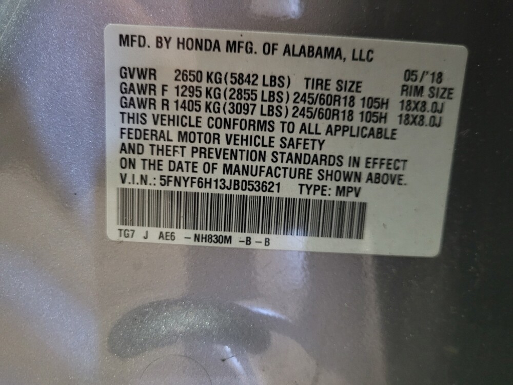 2018 Honda Pilot in Williamstown, NJ 8094 - 18097422 33