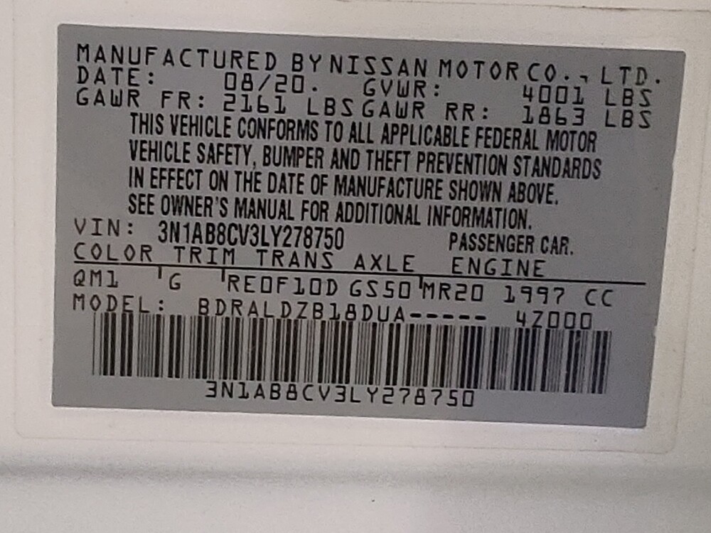 2020 Nissan Sentra in Oklahoma City, OK 73139 - 18097455 33