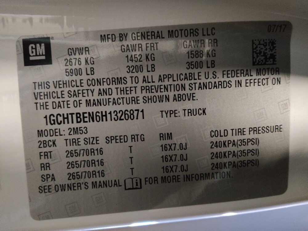 2017 Chevrolet Colorado in Gainesville, FL 32609 - 18097463 33