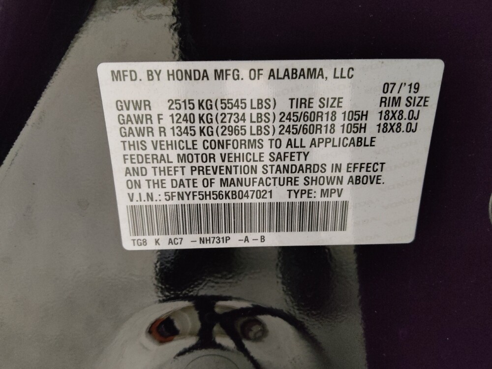 2019 Honda Pilot in Morrow, GA 30260 - 18097471 33