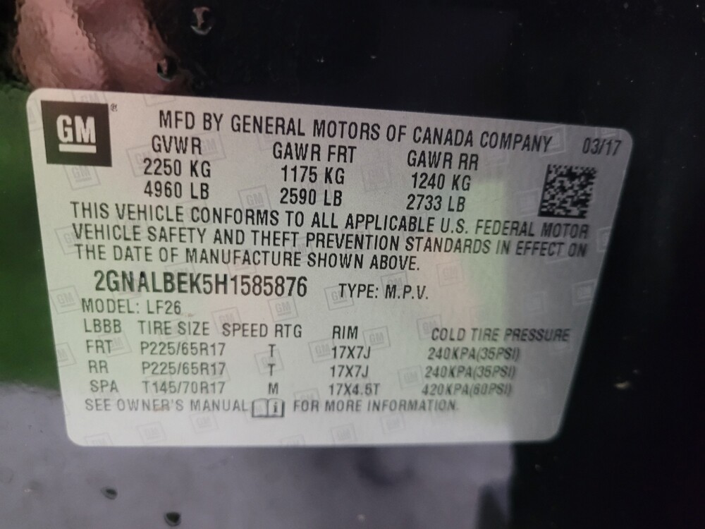 2017 Chevrolet Equinox in Morrow, GA 30260 - 18097474 33