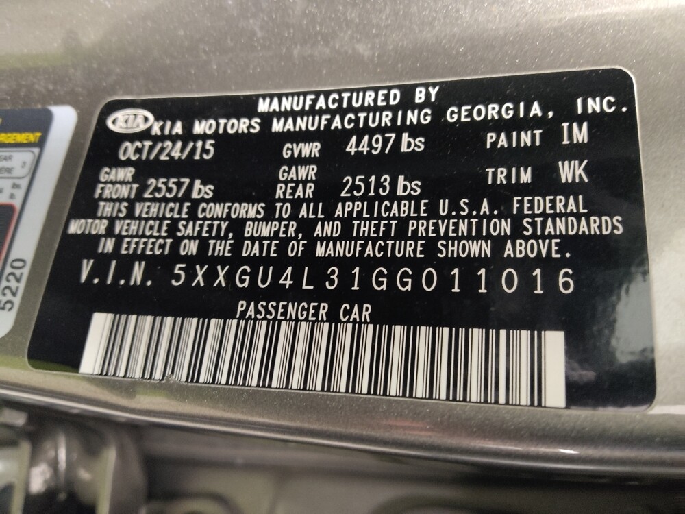 2016 Kia Optima in Macon, GA 31210 - 18097486 33