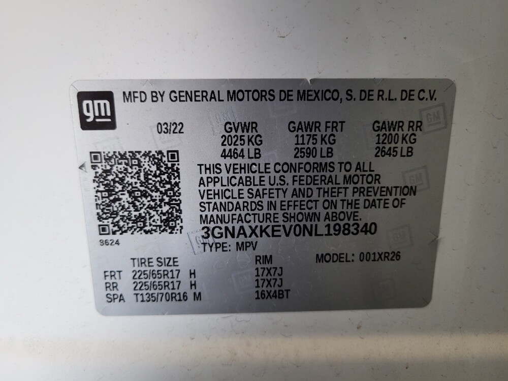 2022 Chevrolet Equinox in Bakersfield, CA 93309 - 18097497 33