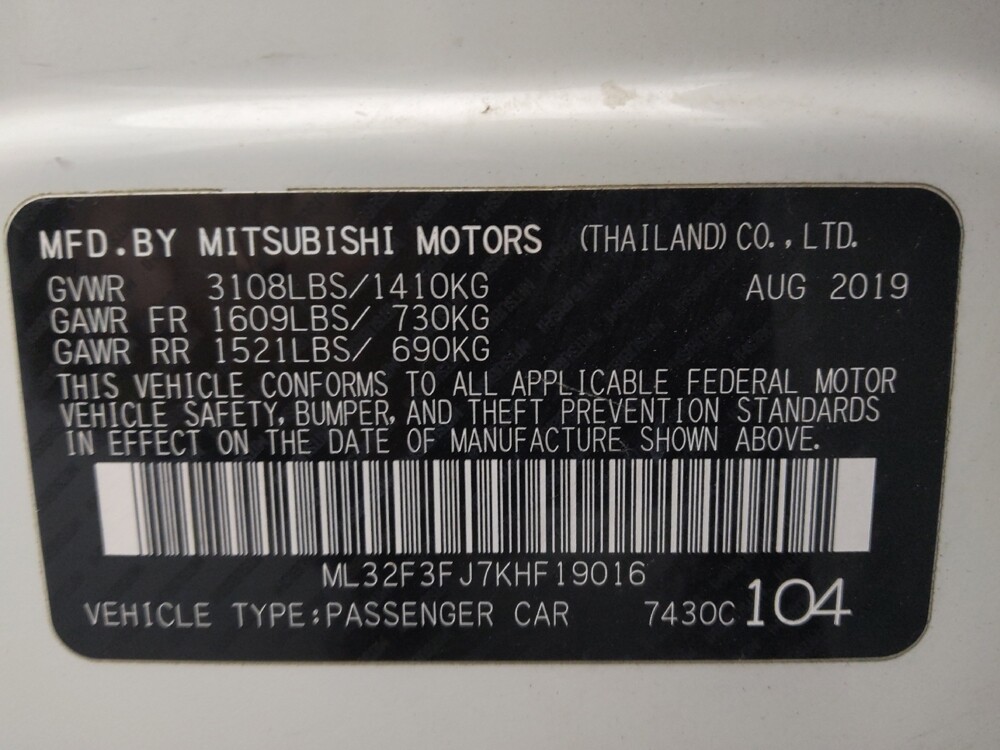 2019 Mitsubishi Mirage G4 in Denver, CO 80012 - 18097501 33
