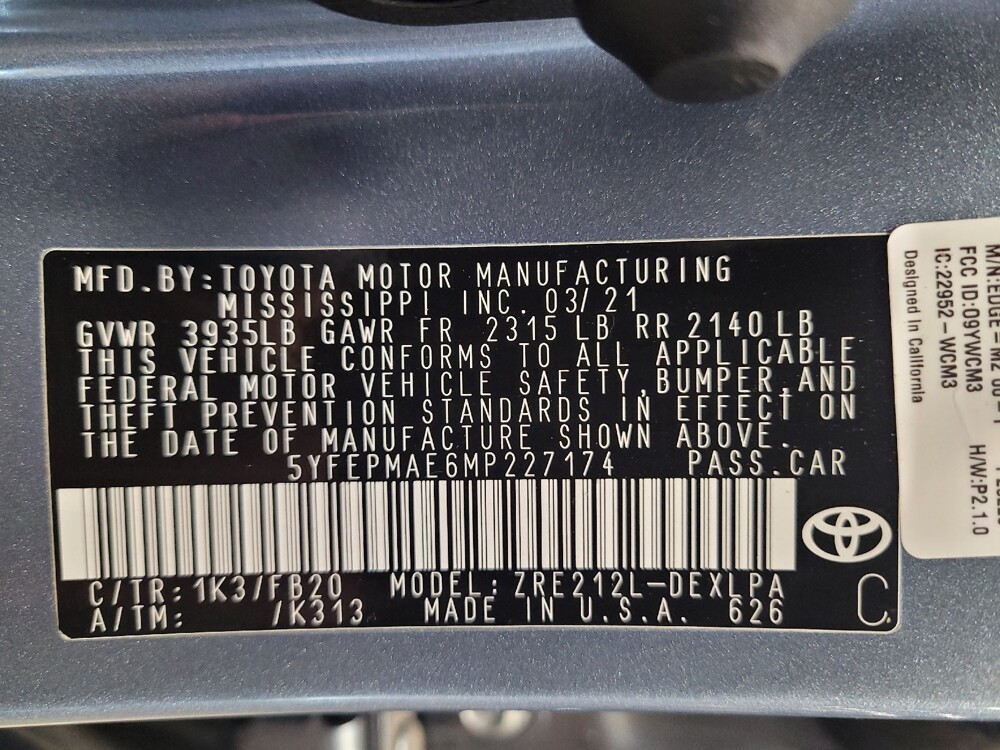 2021 Toyota Corolla in Torrance, CA 90504 - 18097504 33