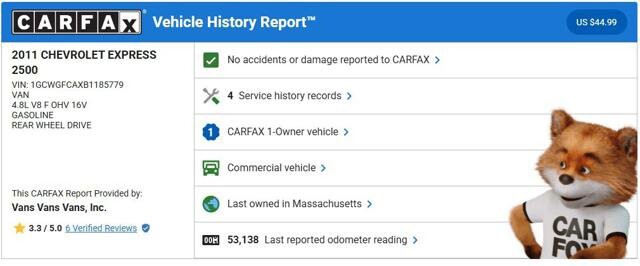 2011 Chevrolet Express 2500 in Blauvelt, NY 10913 - 18097543 5