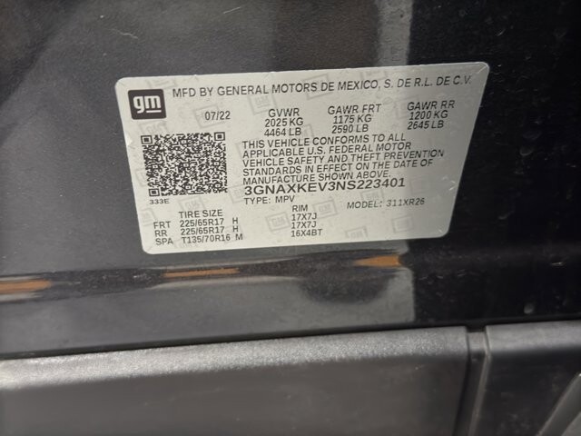 2022 Chevrolet Equinox in Burlington, WI 53105 - 18097544 36