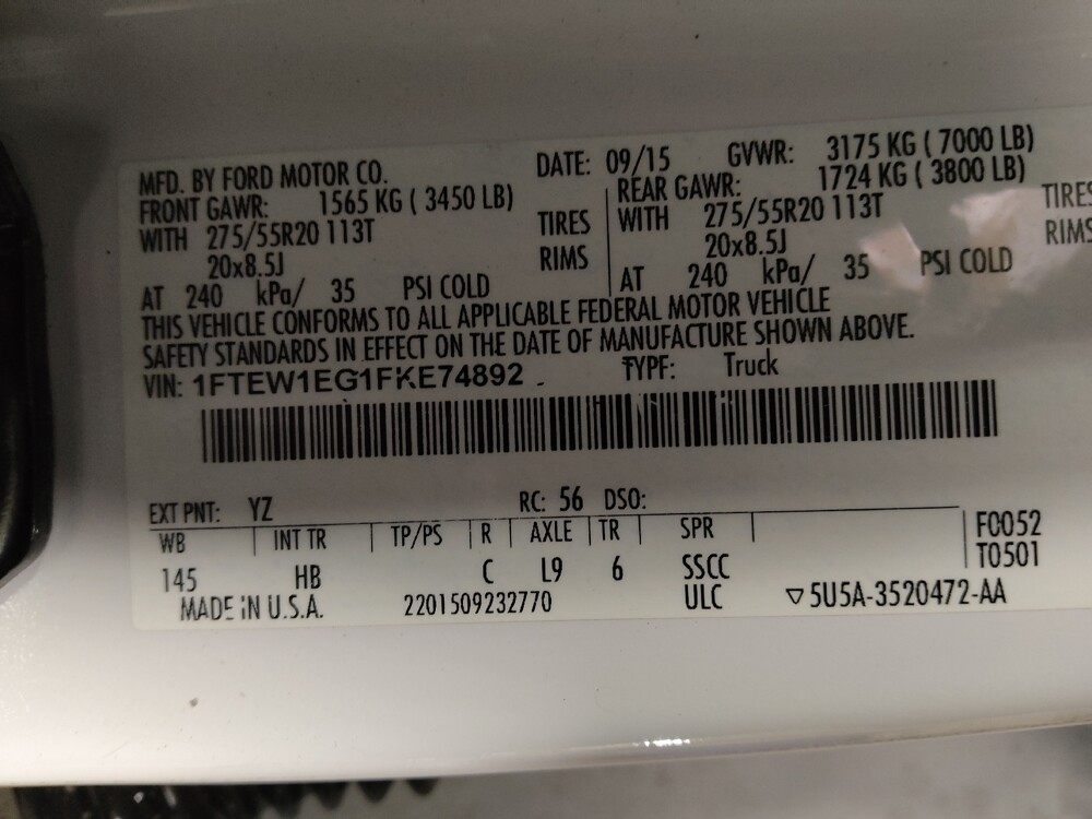 2015 Ford F150 in Conyers, GA 30094 - 18097575 33