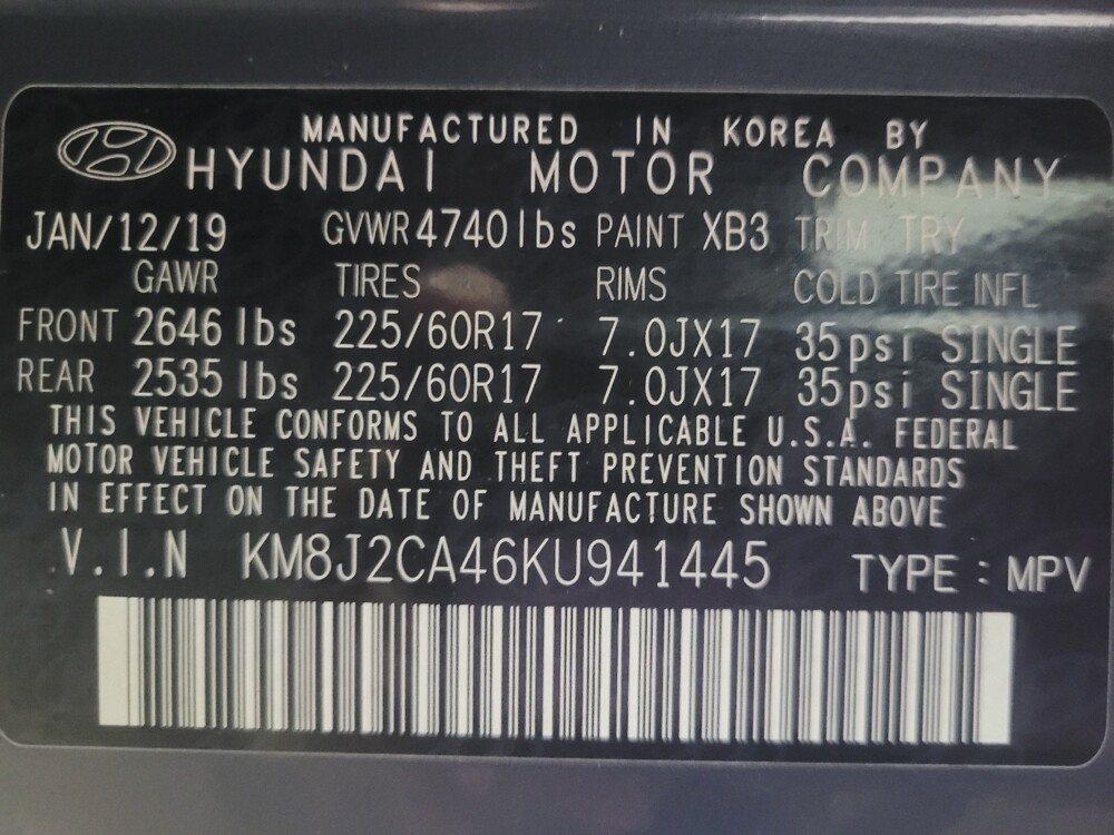 2019 Hyundai Tucson in Union City, GA 30291 - 18097616 33