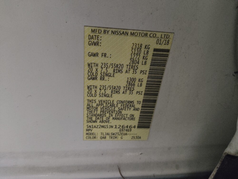 2018 Nissan Murano in Macon, GA 31210 - 18097617 33