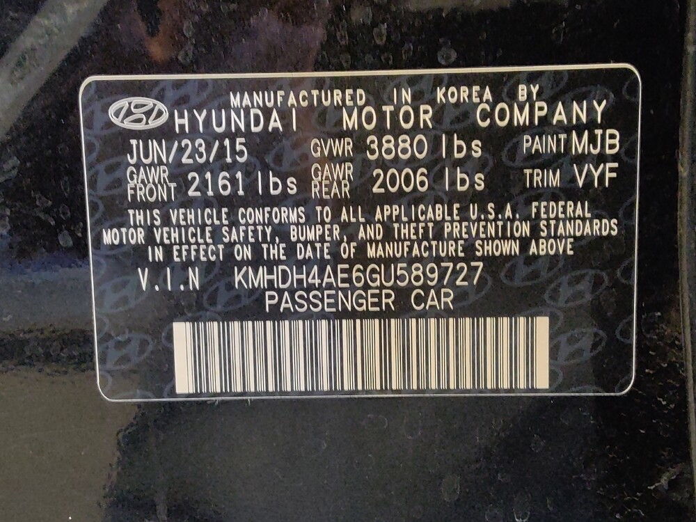 2016 Hyundai Elantra in Mesa, AZ 85210 - 18097644 33