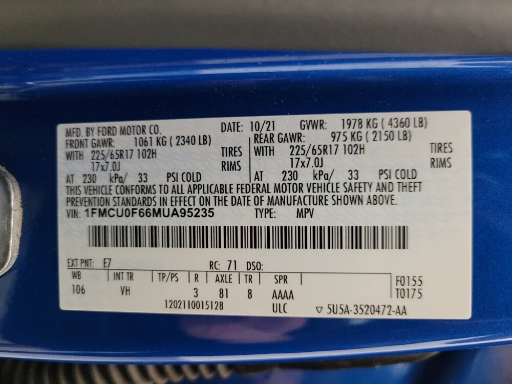 2021 Ford Escape in Chandler, AZ 85225 - 18097653 33