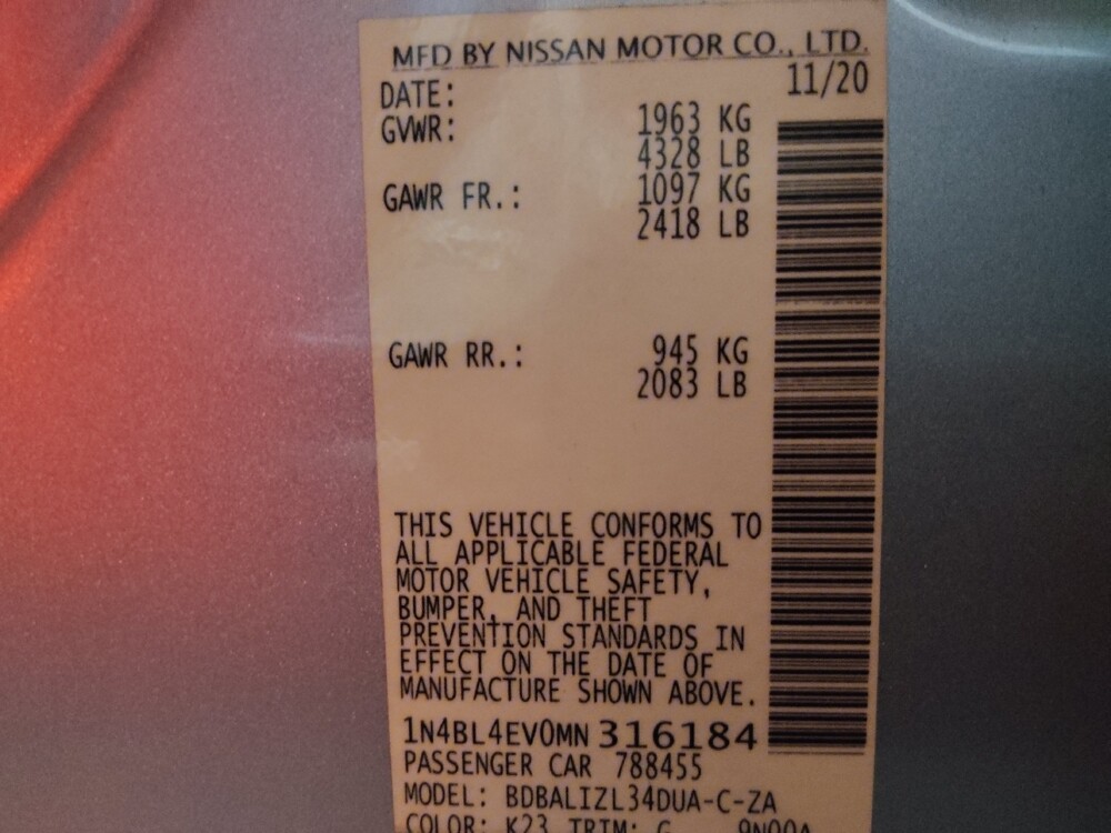 2021 Nissan Altima in Knoxville, TN 37923 - 18097661 33