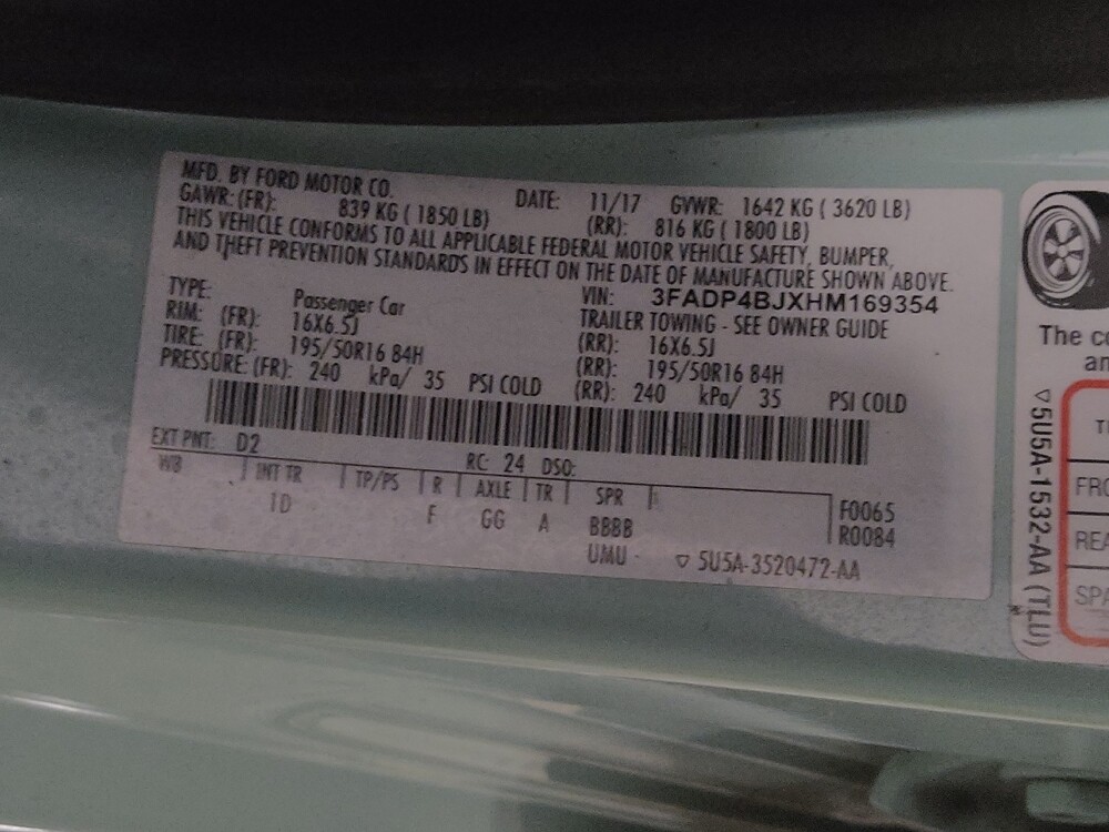 2017 Ford Fiesta in Jacksonville, FL 32225 - 18097669 33