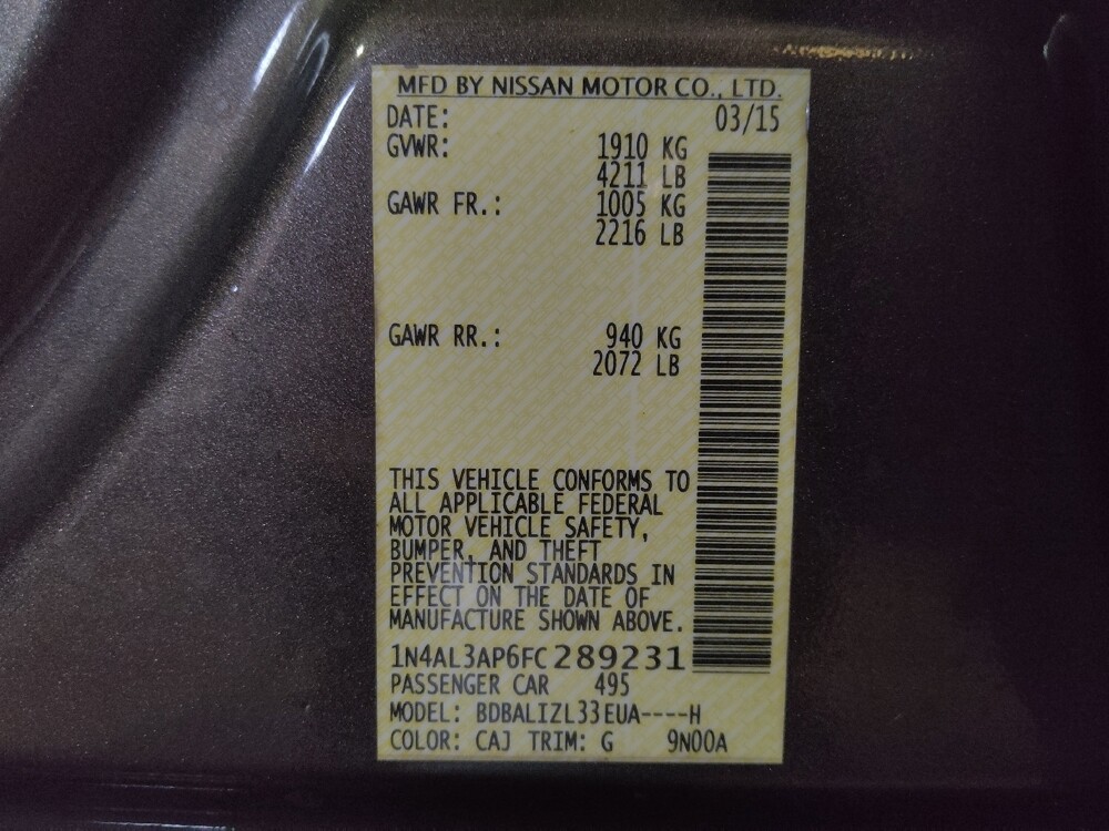 2015 Nissan Altima in Jacksonville, FL 32225 - 18097677 33