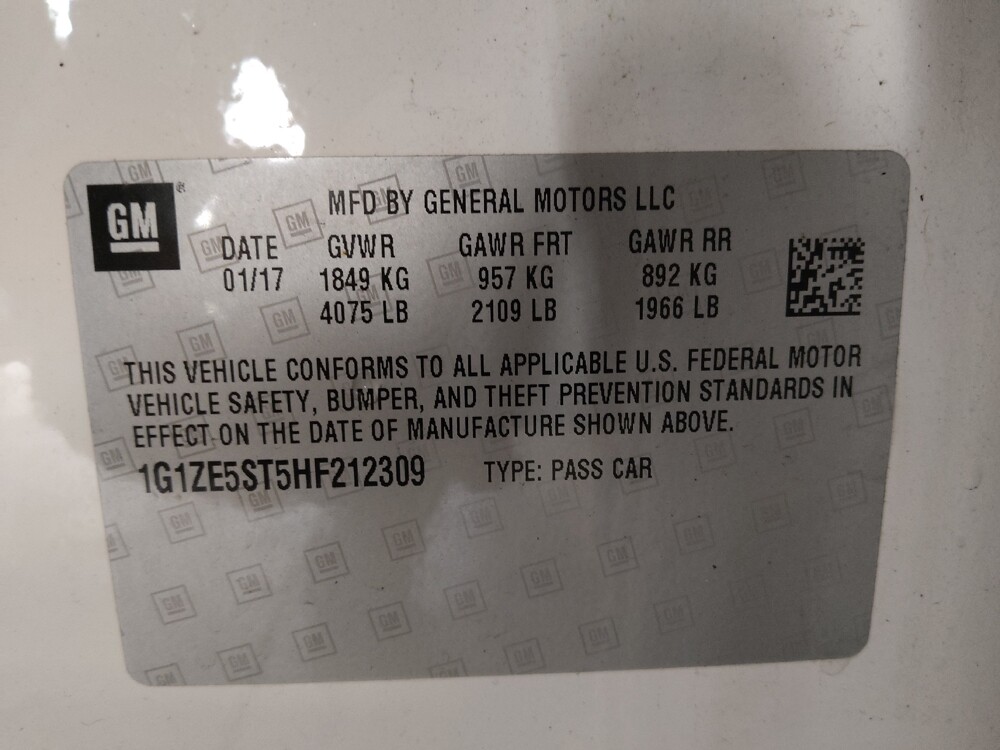 2017 Chevrolet Malibu in Kissimmee, FL 34744 - 18097690 33