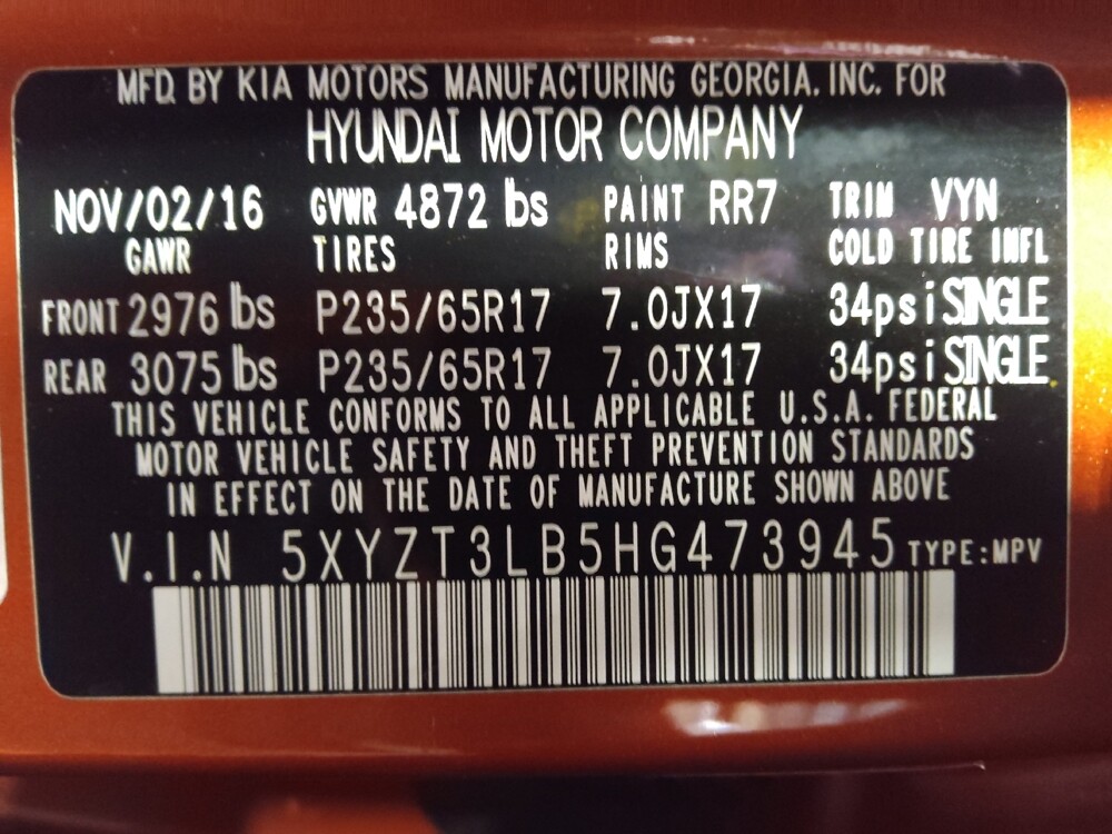 2017 Hyundai Santa Fe in Miami, FL 33157 - 18097714 33