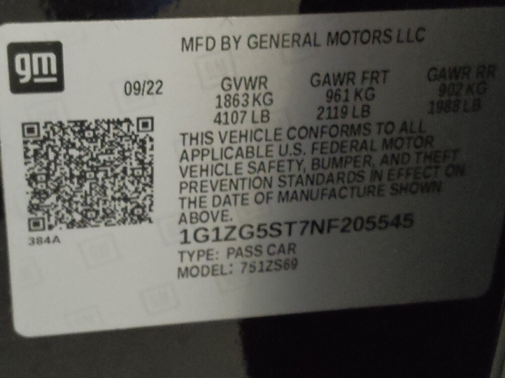 2022 Chevrolet Malibu in Columbia, SC 29210 - 18097764 33