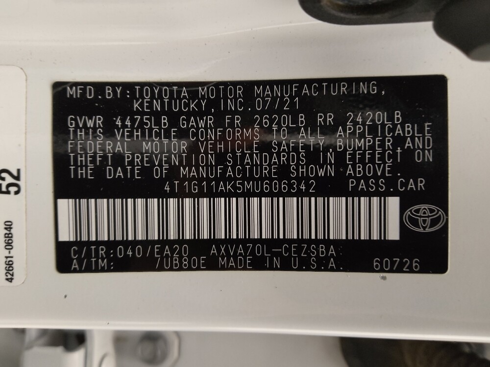 2021 Toyota Camry in Lakewood, CO 80215 - 18097772 33