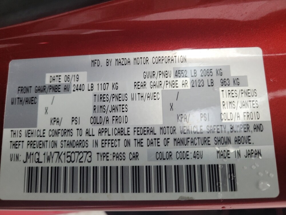 2019 MAZDA MAZDA6 in Madison, TN 37115 - 18097784 33