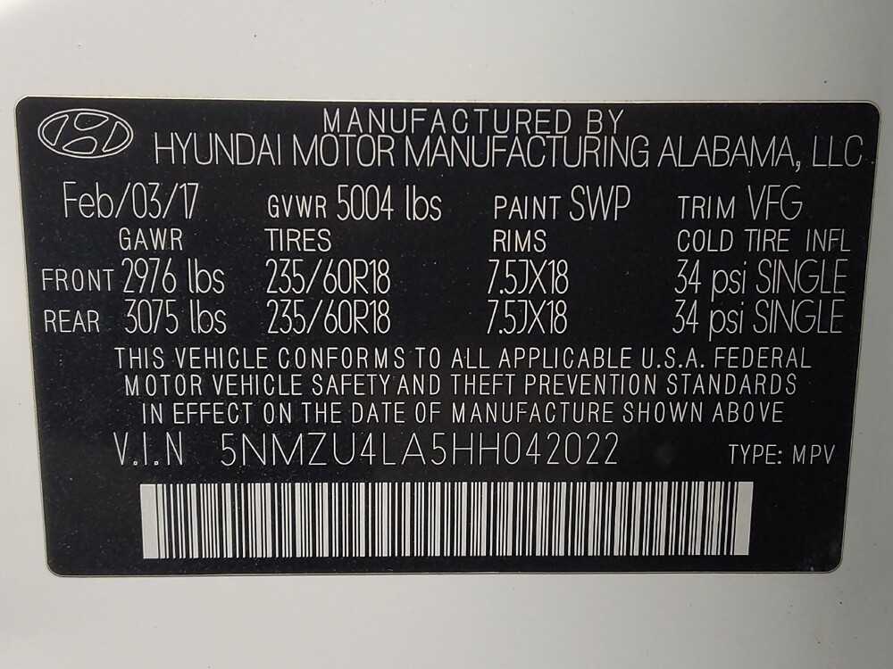 2017 Hyundai Santa Fe in Houston, TX 77074 - 18097801 33