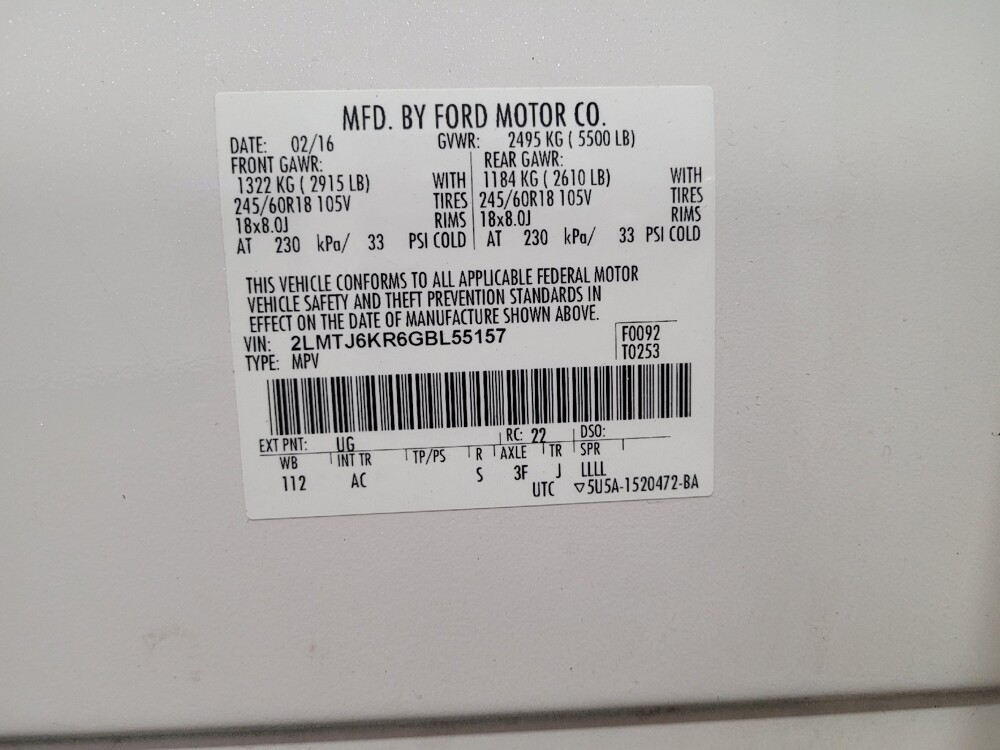 2016 Lincoln MKX in Cincinnati, OH 45255 - 18097819 33